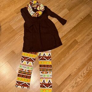 Girls Boutique 3 piece Fall outfit.